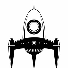 Retro Rocketship