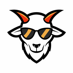 Goat Skull Mascot Logo Vector Design for Sports, Gaming, and Branding Projects
