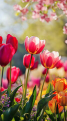 Vibrant Spring Tulips