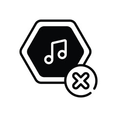 Music  Icon vector stock illustration