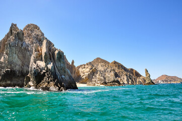 Sea and rocks in Los Cabos, Mexico
