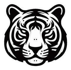 tiger head vector