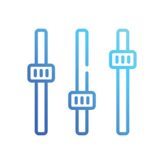 Equalizer  Icon vector stock illustration