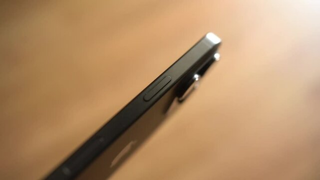 Sidebar with keys iPhone 16 Pro close-up