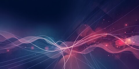 Abstract background featuring flowing lines and soft gradients of blue and pink hues design