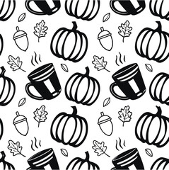 Seamless Hand-Drawn Pattern Bundle, Unique Geometric & Botanical Tile Designs