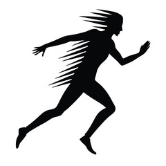 Black and White Motion Portrait Photography