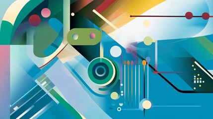 geometric pattern shape abstract illustration vector banner design digital art expression beauty background wallpaper concept