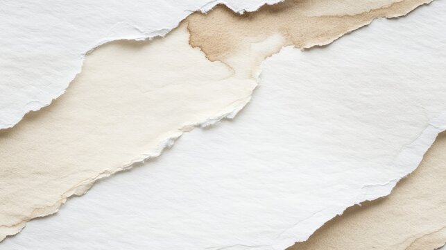 Subtle watercolor texture on soft white and light beige paper tile background sample