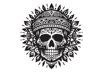 skull head silhouette logo vector, skull logo icon silhouette, human skull death silhouette vector, black human skull head silhouette vector illustration on white background