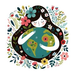 Abrazos para el Planeta: Amor Floral por la Tierra