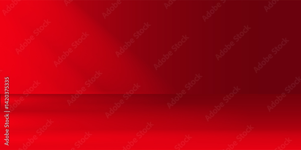 Poster dark red background with subtle highlight effect. the spotlight creates a gradation from bright red 