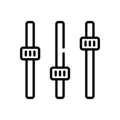 Equalizer  Icon vector stock illustration