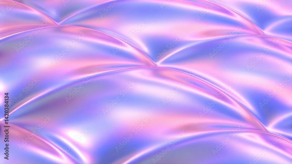Aufkleber holographic background with glass shards. rainbow reflexes in pink and purple colors. abstract trend