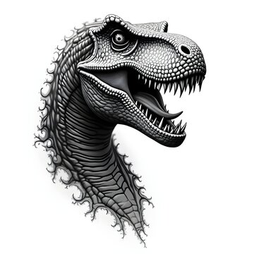 Black & Grey Tattoo Design 