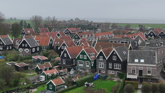 The beautiful island of Marken with its special houses built on stilts