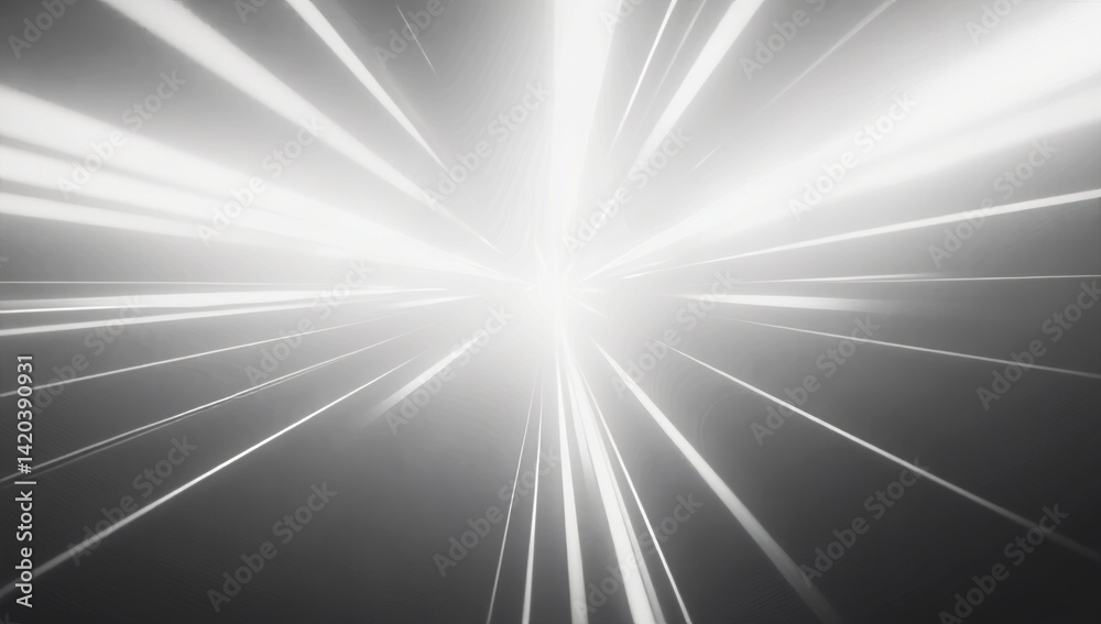 Poster abstract light rays creating a dynamic and modern background with a sense of depth and energy flowin