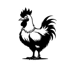 rooster vector illustration