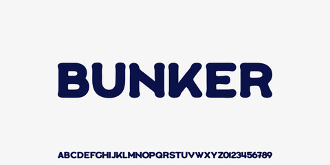 Modern Bold Font. Serif Font. Regular Uppercase Typography urban style alphabet fonts for fashion, sport, technology, digital, movie, logo design, vector illustration