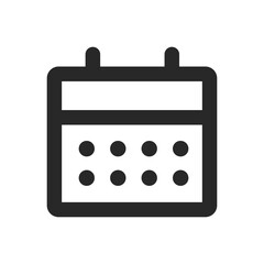 Calendar Vector Icon Stock Illustration