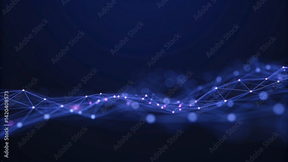 Poster internet and communication technology design concept, digital connectivity, global network, data exc