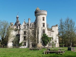 Château de la Mothe Chandeniers.
Les Trois Moutiers, Vienne, Nouvelle-Aquitaine, France
