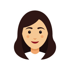 emoji woman face head