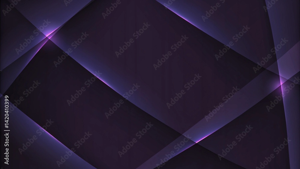 Aufkleber wallpaper blue purple light line background black geometry, futuristic digital gradient glow abstrac