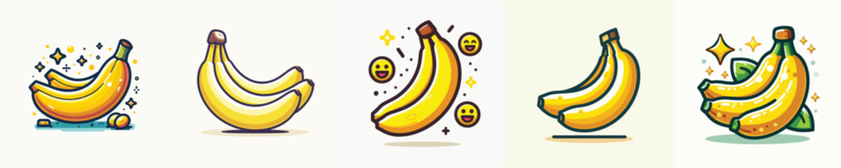 Vector of a banana.