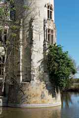 Château de la Mothe Chandeniers.
Les Trois Moutiers, Vienne, Nouvelle-Aquitaine, France