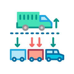 Logistics Icon: Supply Chain, Freight, and Distribution Solutions