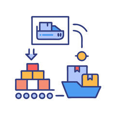 Global Logistics Transportation, Shipping and Supply Chain Concept