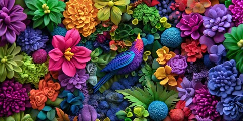 natural ecosystem filled with vegetation, flora, and plant life