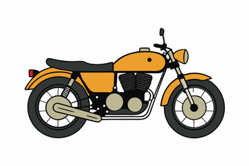 Fototapeta premium red scooter on white background