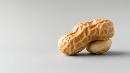 Single Peanut in Pod, Close-up