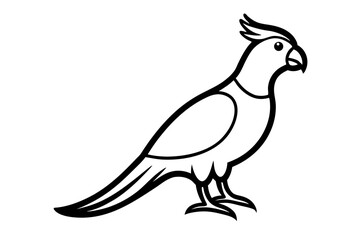 Obraz premium vector illustration of a bird