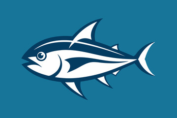 Fototapeta premium vector illustration of a shark