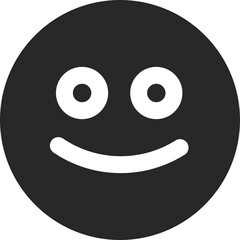 Emoji Happy Vector Icon Stock Illustration