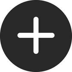 Plus Sign Icon Vector Illustration