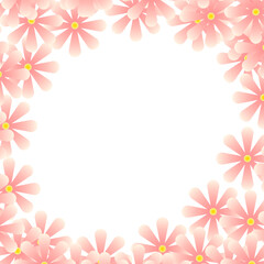 Obraz premium Gradient Flower Frame