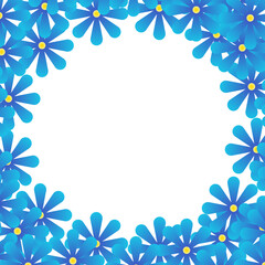 Gradient Flower Frame