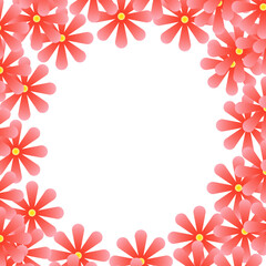 Gradient Flower Frame