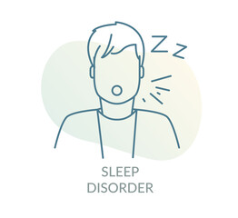 Person with Sleep Disorder - Icon