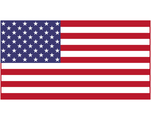 Naklejka premium American flag