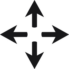 arrow simple vector icon drawing element