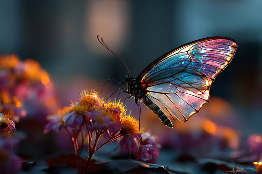Magical Butterfly Emerging from Chrysalis, macro photography, macro photography