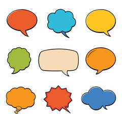 Colorful Speech Bubbles (1)