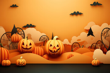 Happy Halloween Text Poster