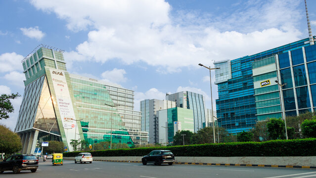 DLF Cyber City is a commercial area in Gurugram, Haryana, India.