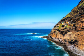 Der wunderschöne Puerto de Puntagorda an der Steilküste von La Palma